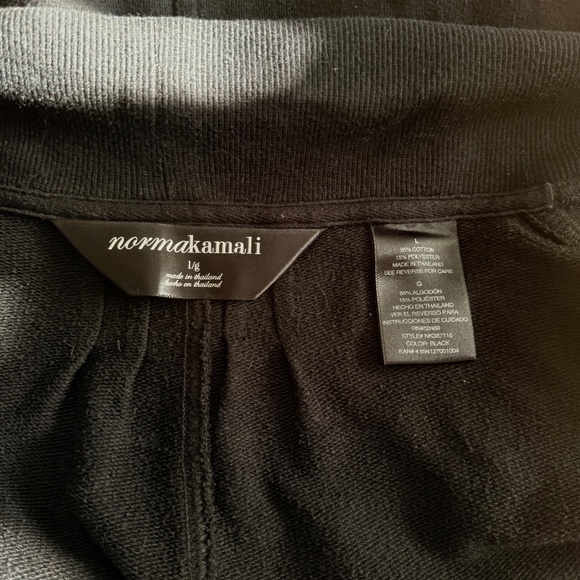 Norma Kamali Black Cardigan Sweater - Picture 2 of 4